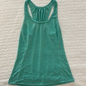 Lululemon Athletica Green Racerback Tank Top